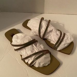 Pedro Garcia leather sandals with Swarovski crystals